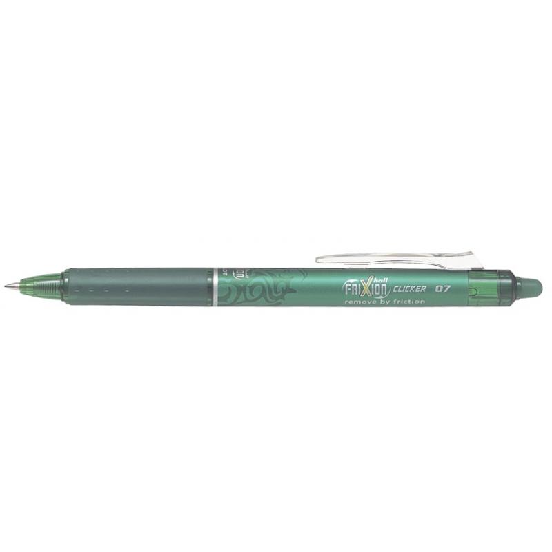 Roller Frixion Clicker 0.7 mm, verde, Pilot