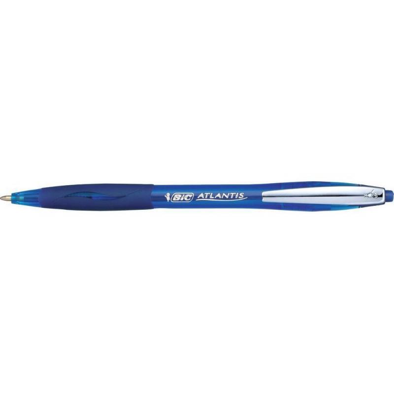 Pix albastru Atlantis Clic Metal Bic