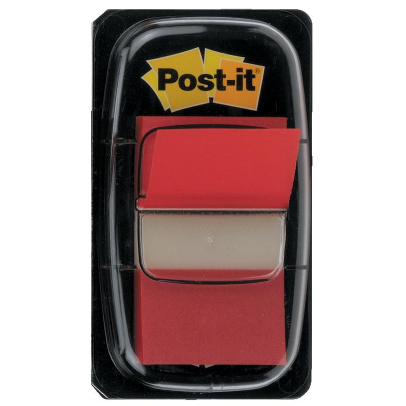 Index Clasic autoadeziv Post-It® 3M rosu