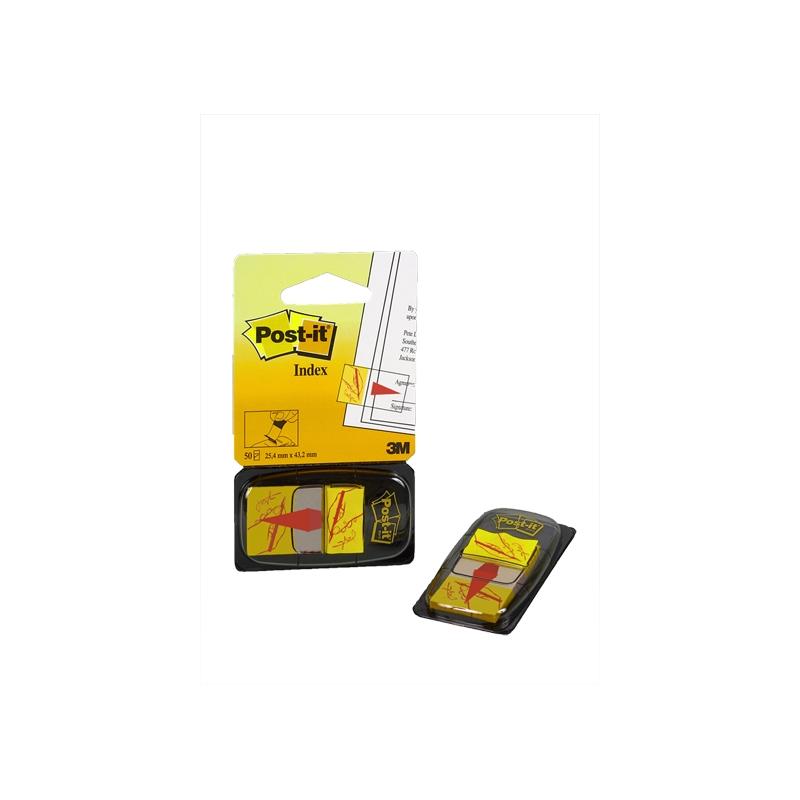 Index autoadeziv 25.4 x 43.2 Post-It® 3M semnatura