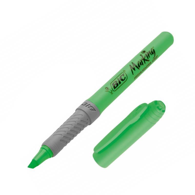 Evidentiator Brite Liner Grip Bic verde