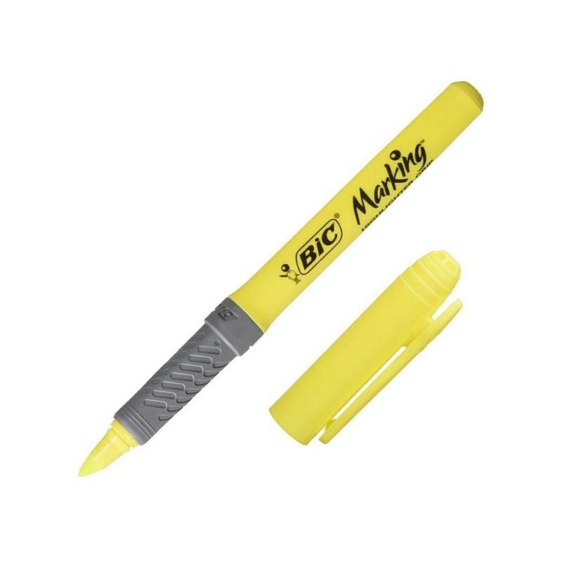 Evidentiator Brite Liner Grip Bic galben