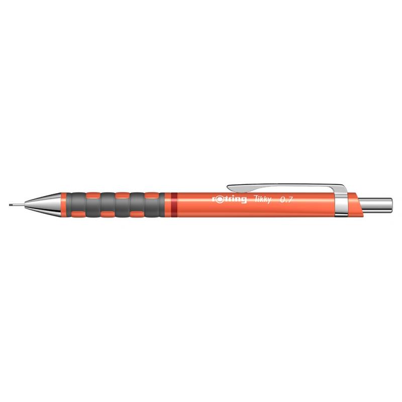 Creion mecanic 0.7 mm Tikky Neon Rotring portocaliu