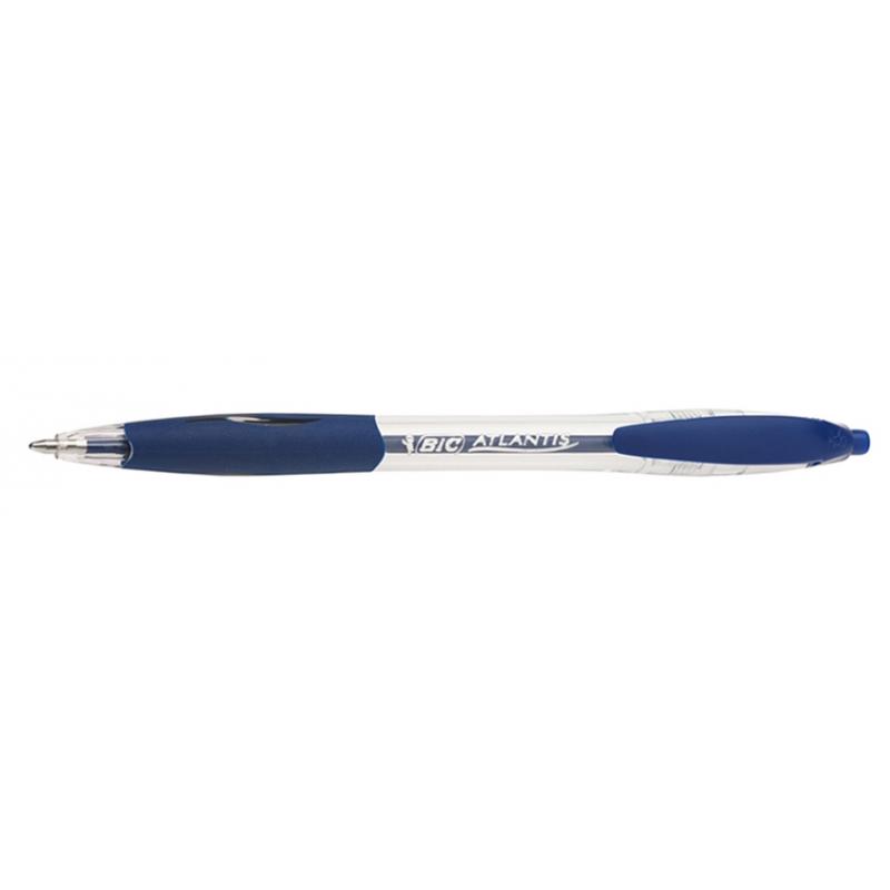 Pix Atlantis retractabil, 1 mm, albastru Bic