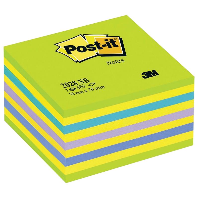 Notite adezive cub Post-It 76 mm x 76 mm 450 file/cub 3M