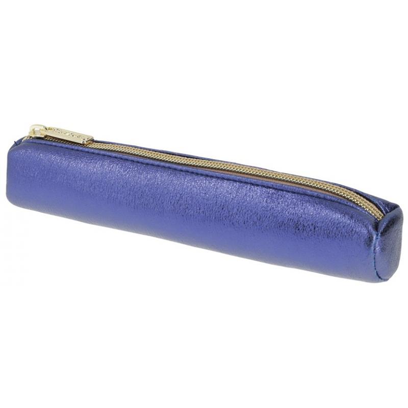 Penar tip etui rotund mini, culoare Midnight Blue, Herlitz