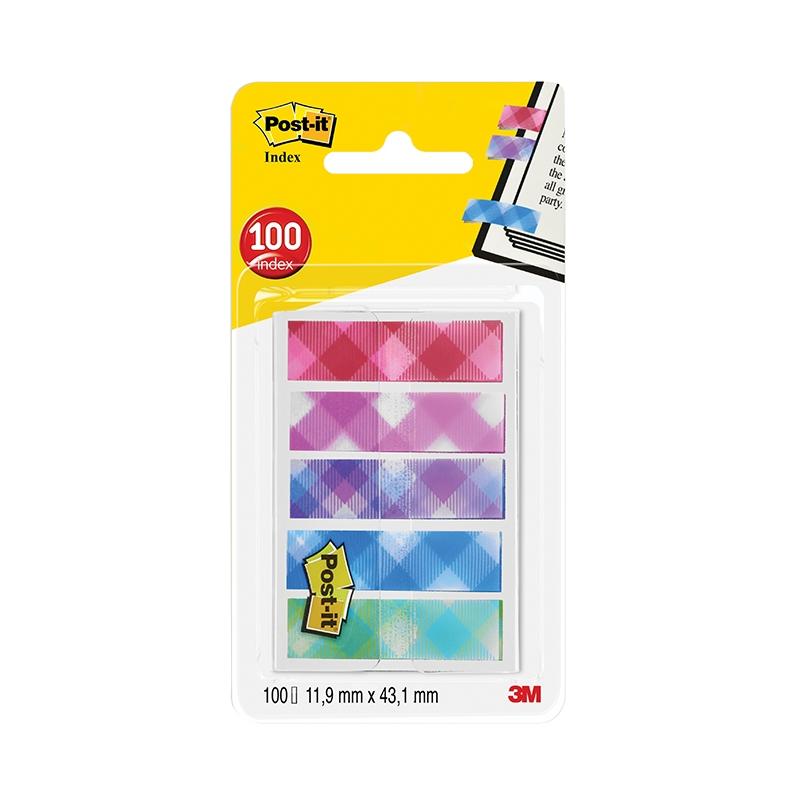 Index mini imprimat 100 buc/set  Post-it 3M