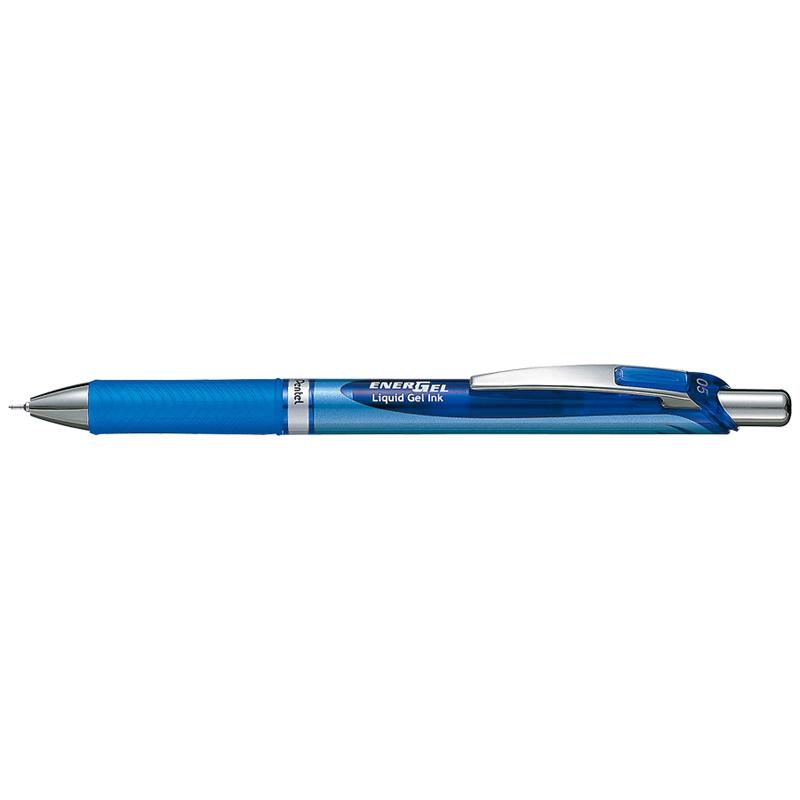 Roller retractabil EnerGel Pentel 0.5 mm albastru