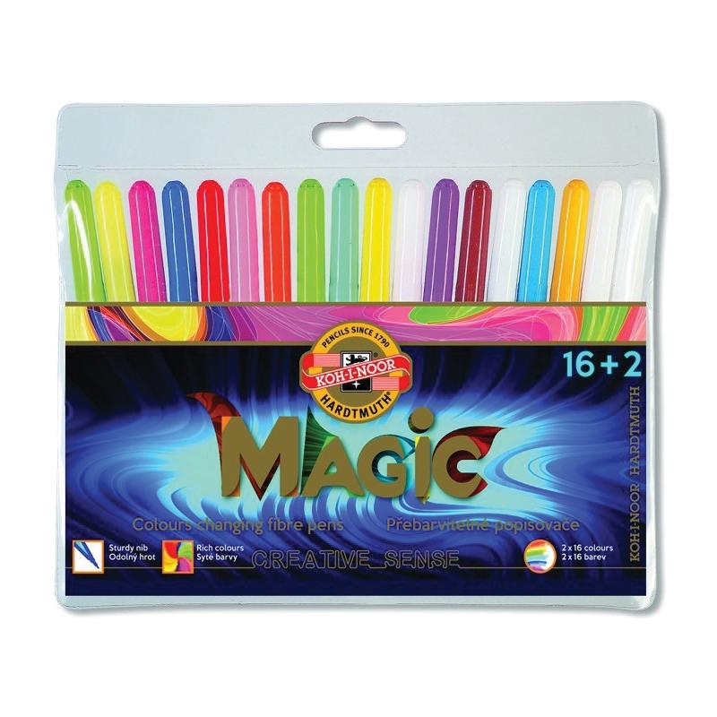 Carioci Magic 16+2 culori/set Koh-I-Noor