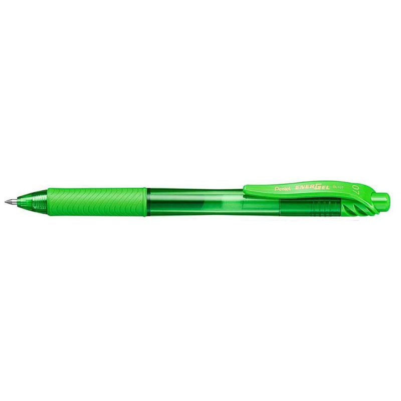 Roller cu mecanism EnerGel X 0.7 mm Pentel verde deschis