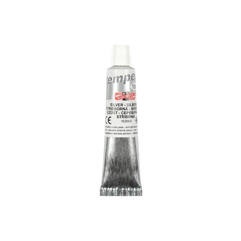 Tempera 16 ml Koh-I-Noor argintiu