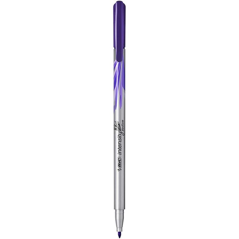 Fineliner 0.8 mm, culoare mov, Intensity Medium Bic