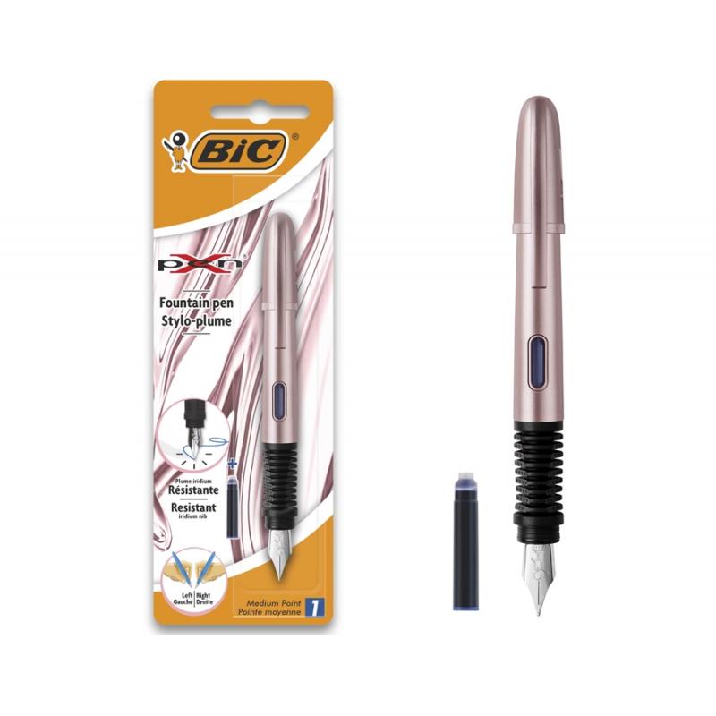 Stilou XPEN Chrome Pink, Blister, Bic