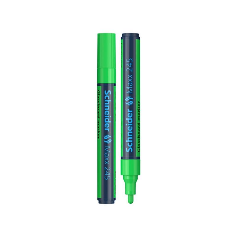 Marker pentru sticla Maxx 245, culoare verde, Schneider