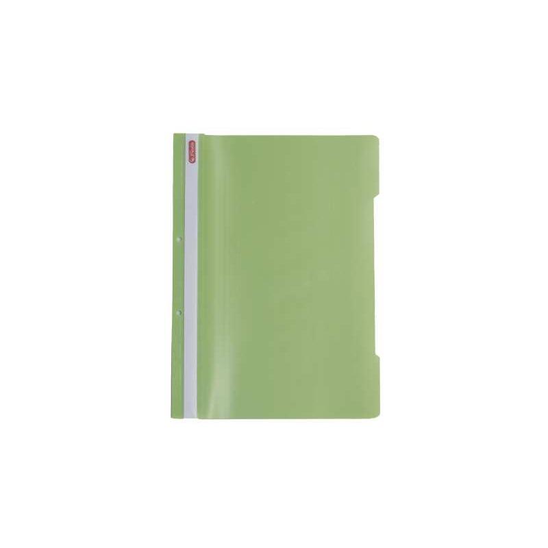 Dosar cu sina A4 PP, perforat, culoare verde pal, Herlitz