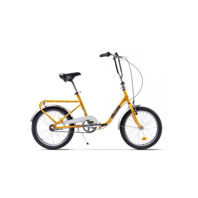 Bicicleta Pliabila Pegas Practic Retro 3S PRACTICR3S201GLB, 20", Galben Tuscany