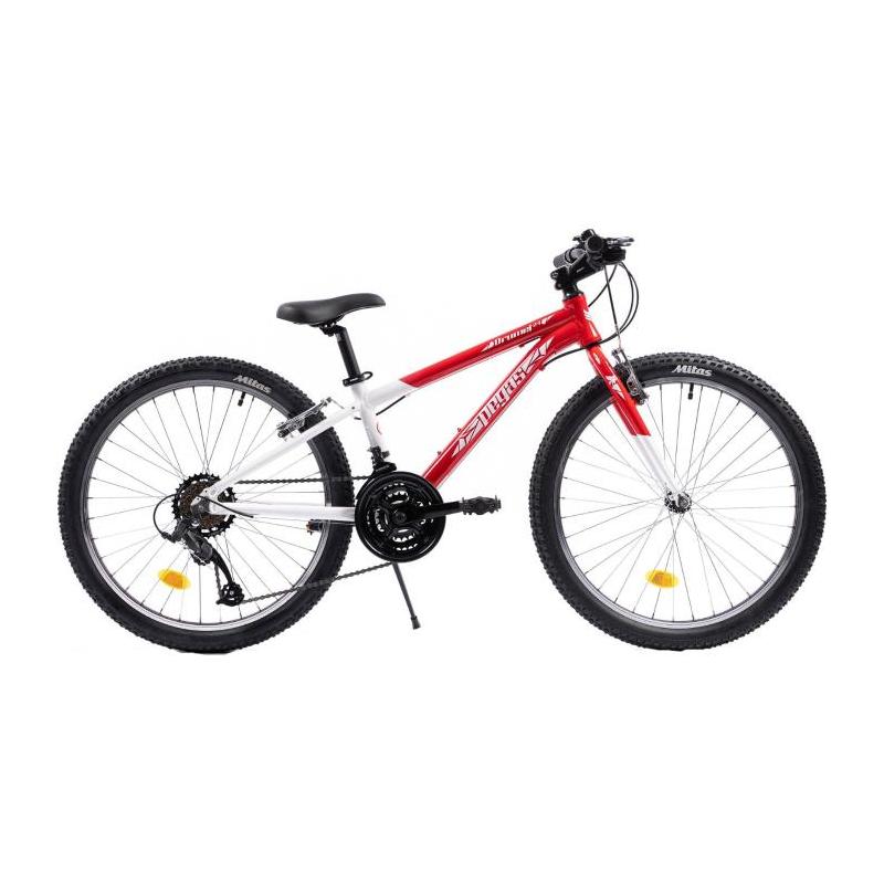 Bicicleta MTB Copii Pegas Drumet, 24\' inch, 2022, Rosu/Alb