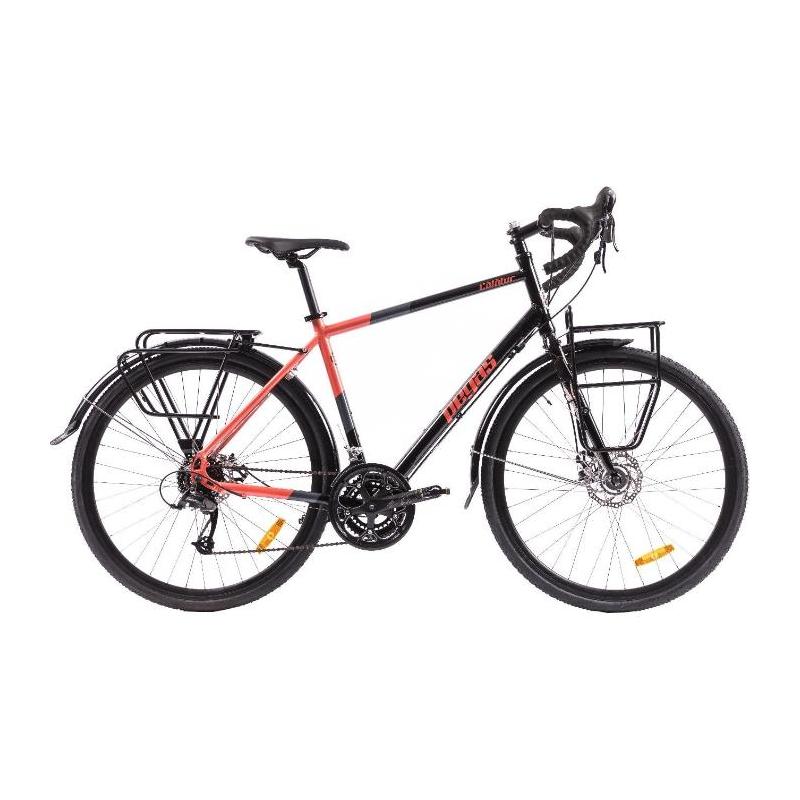 Bicicleta Pegas Calator 28 inch, M/49,5cm, Negru/Portocaliu