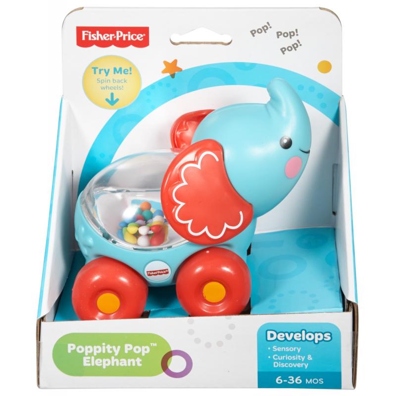 Fisher price jucarie apasa si mergi elefant