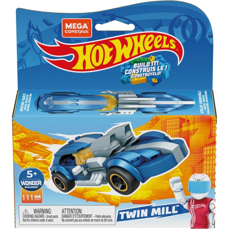 HOT WHEELS MEGA MASINUTA CONSTRUIBILA TWIN MILL