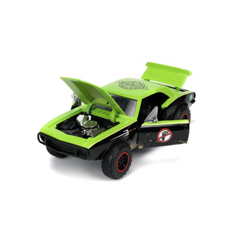 JADA MASINUTA METALICA TESTOASELE NINJA RAPHAEL CHEVY CAMARO 1:24