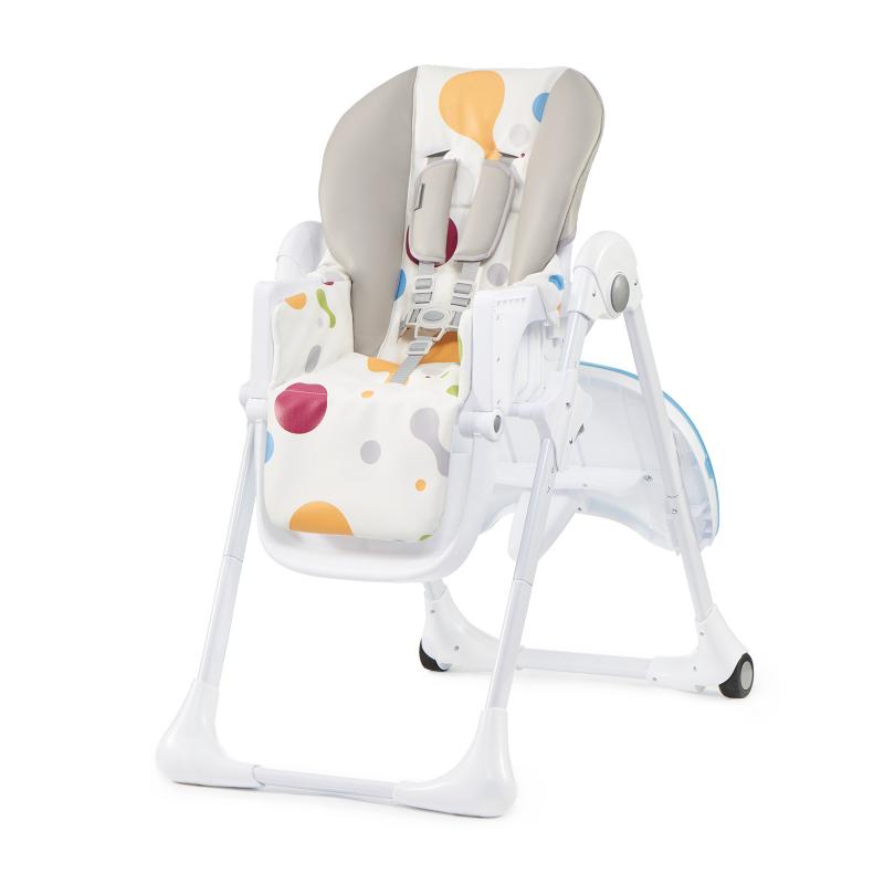 Scaun de masa kinderkraft yummy pliabil, multicolor