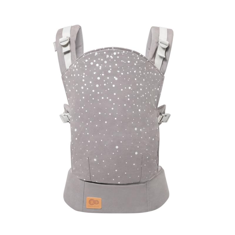 MARSUPIU ERGONOMIC KINDERKRAFT NINO, PANA LA 20 KG, CONFETTI GREY