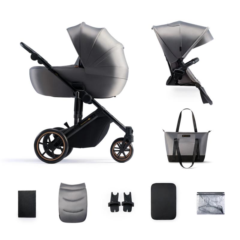 Carucior 2 in 1 kinderkraft prime 2, shadow grey