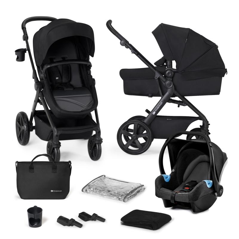 CARUCIOR 3 IN 1 KINDERKRAFT A-TOUR, BLACK