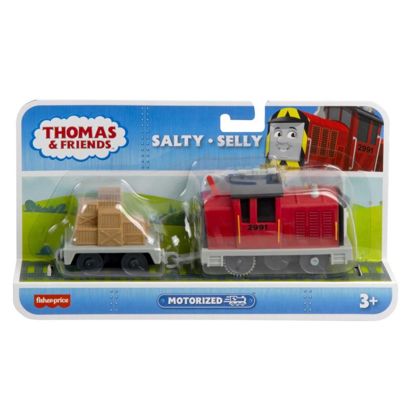 Thomas locomotiva motorizata selly cu vagon