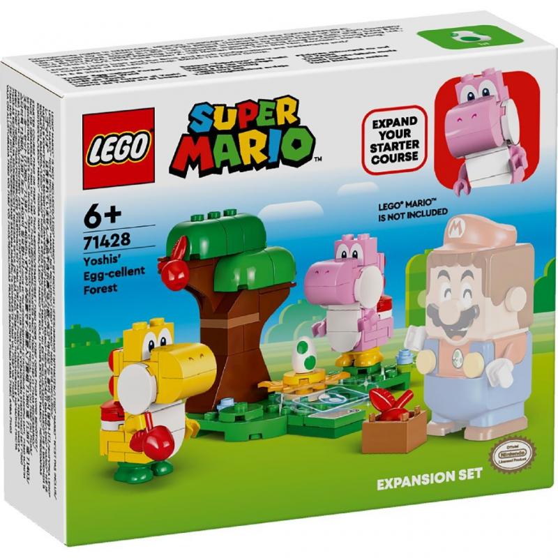 Lego super mario set de extindere padurea minunata cu oul lui yoshi 71428