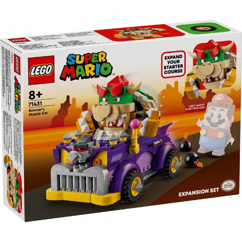 LEGO SUPER MARIO SET DE EXTINDERE MASINA FORTOASA A LUI BOWSER 71431