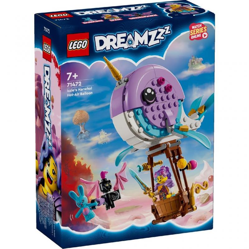 LEGO DREAMZ BALONUL CU AER CALD IN FORMA DE NARVAL AL LUI IZZIE 71472