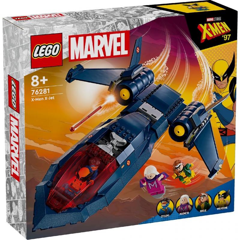 LEGO MARVEL SUPER HEROES AVIONUL X JET AL X MEN 76281