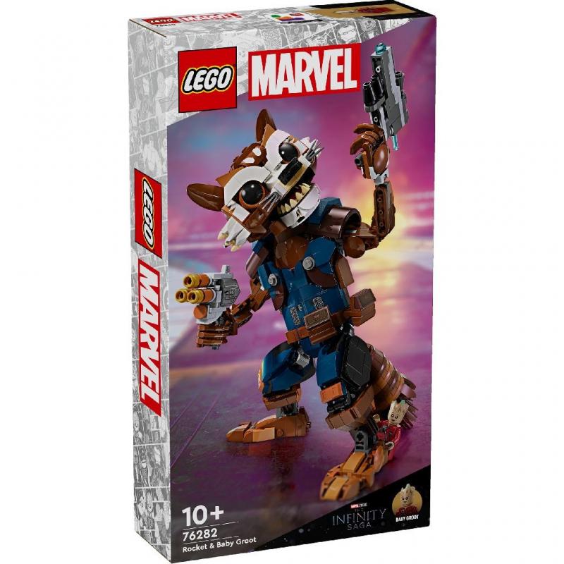 Lego marvel super heroes rocket si bebelusul groot 76282