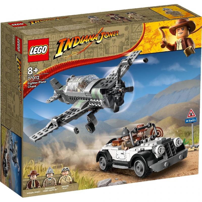 LEGO INDIANA JONES URMARIRE CU AVIONUL DE VANATOARE 77012