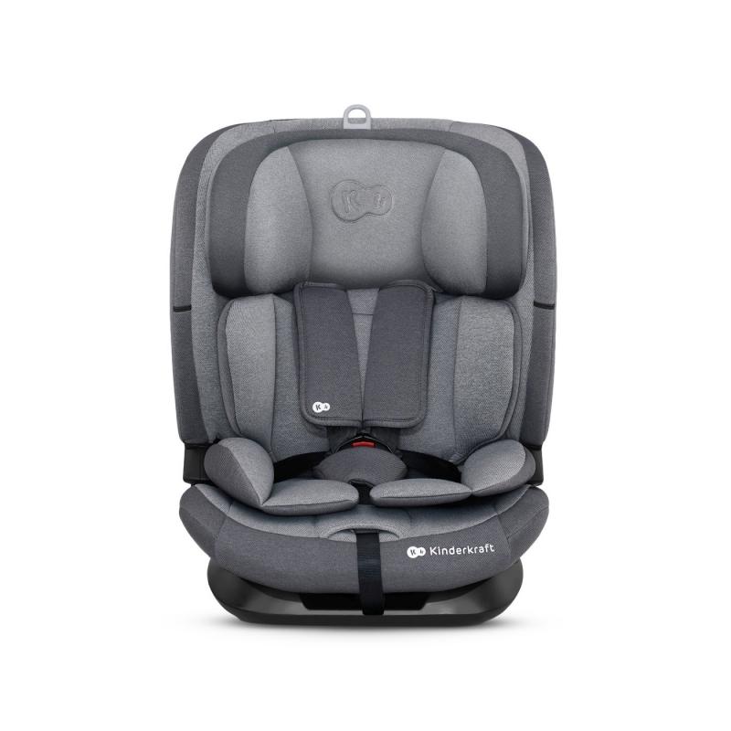 Scaun auto I-size, 76-150 cm, kinderkraft oneto 3, isofix, cool grey