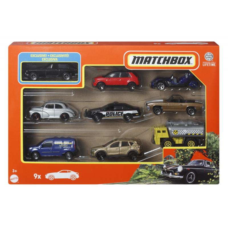 MATCHBOX SET 9 MASINUTE MGB GT COUPE 1971