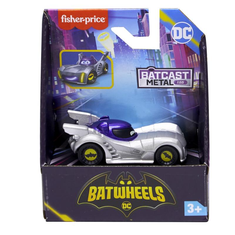 Fisher price batwheels masinuta metalica batmobile blindat 1:55