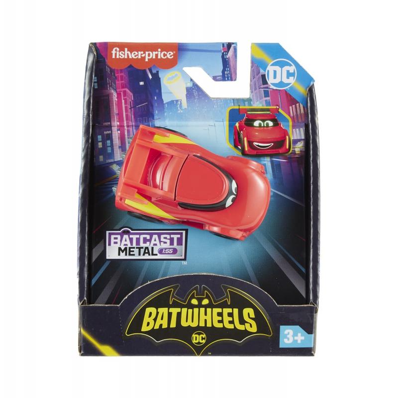 Fisher price batwheels masinuta metalica masina de curse redbird 1:55