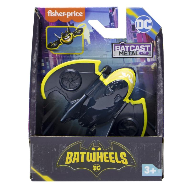 Fisher price batwheels masinuta metalica avionul batwing 1:55