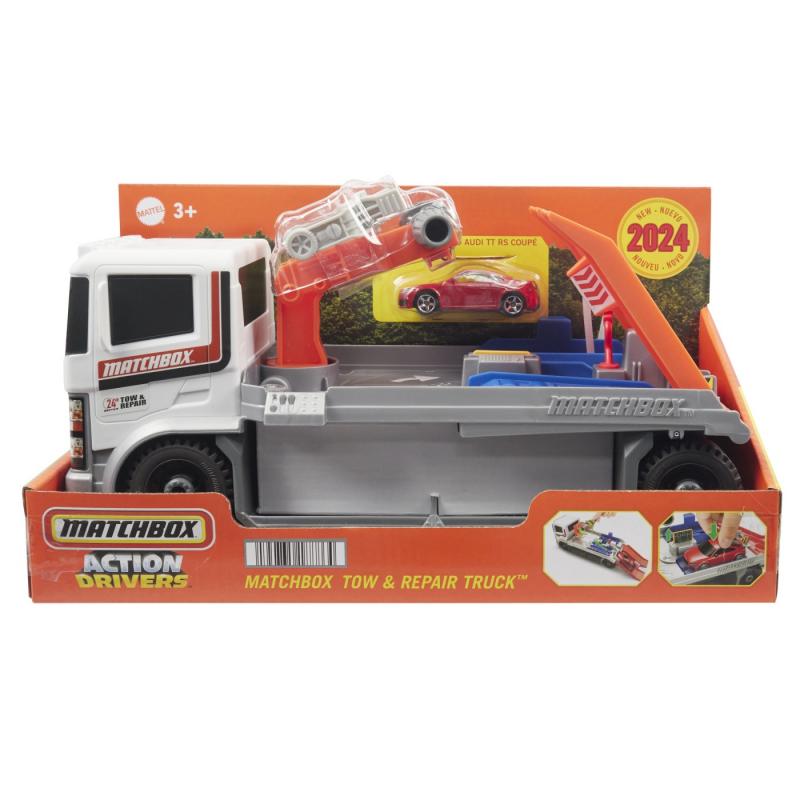 MATCHBOX ACTION DRIVERS CAMION DE REPARATII SI REMORCARE