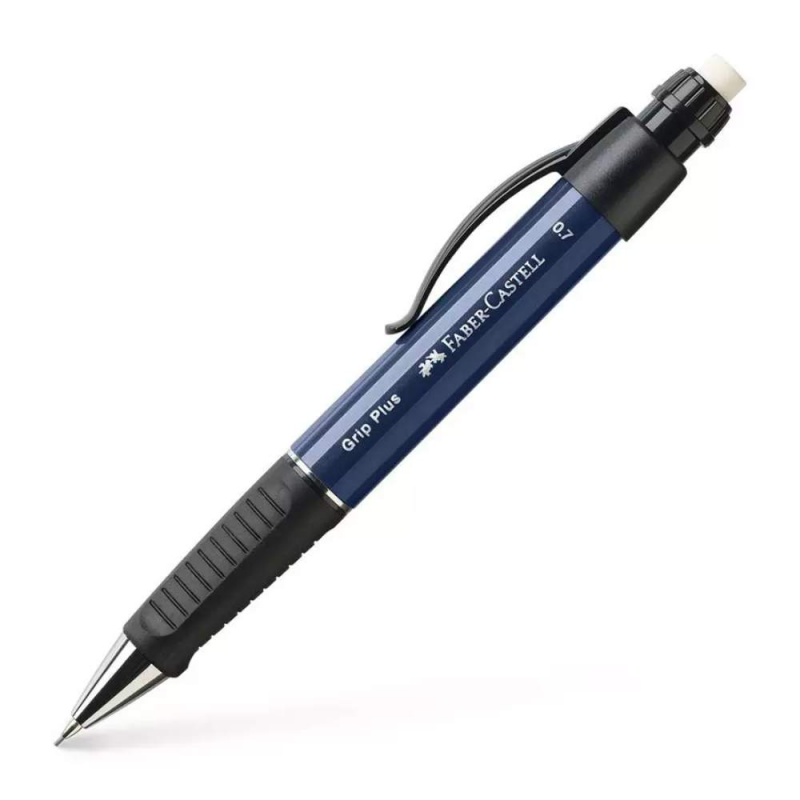 Creion Mecanic Grip Plus 1307 Faber-Castell, Mina 0.7 mm, Albastru