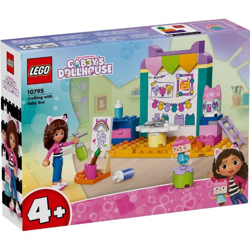 LEGO GABBYS DOLLHOUSE CREATII MESTESUGITE CU BEBE CUTIUTA 10795