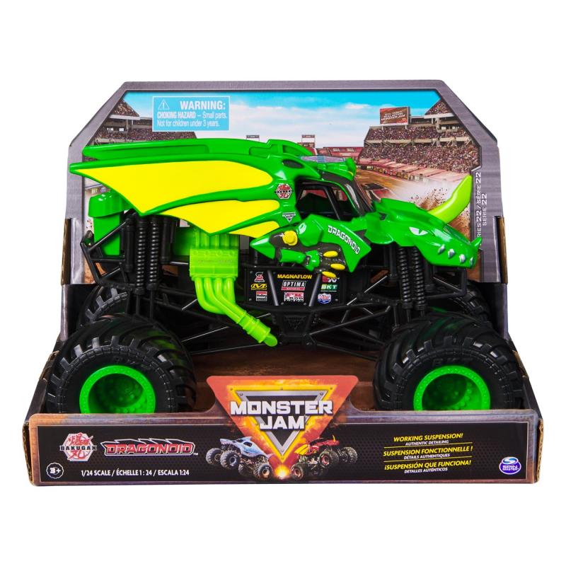 MONSTER JAM MASINUTA METALICA DRAGONOID SCARA 1:24