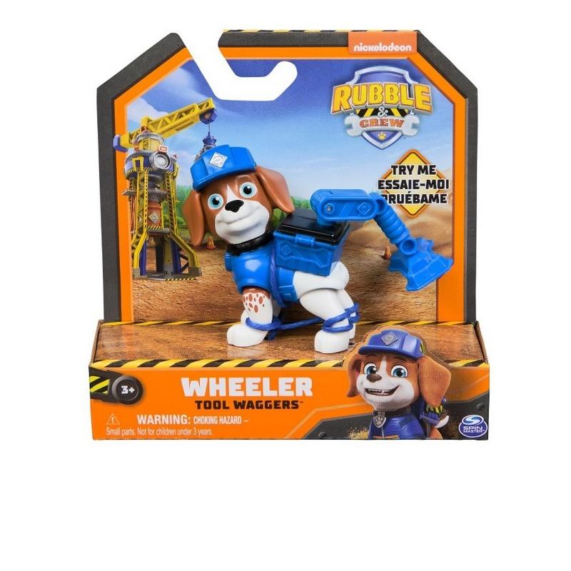 Patrula catelusilor rubble and crew figurina wheeler 5cm