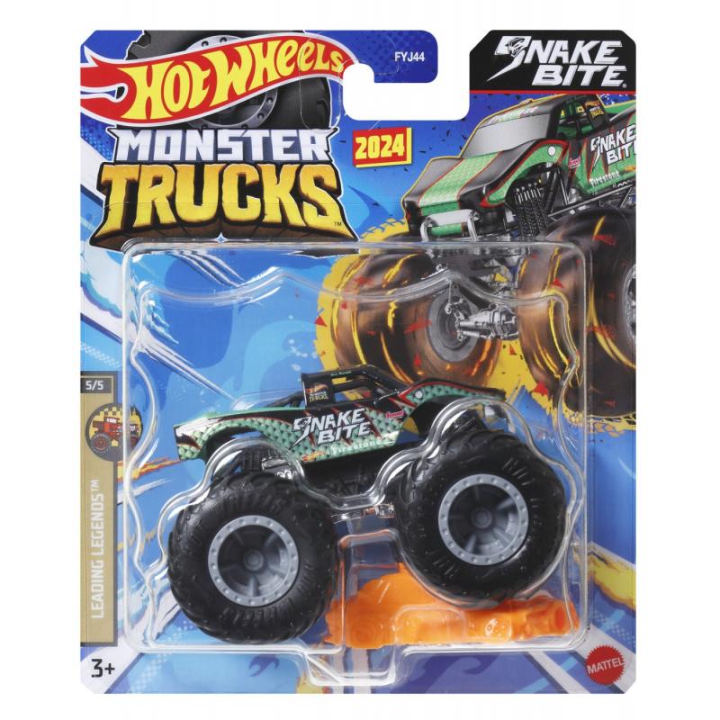 HOT WHEELS MONSTER TRUCK MASINUTA SNAKE BITE SCARA 1:64