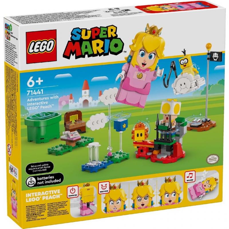 LEGO SUPER MARIO AVENTURI CU PEACH INTERACTIVA 71441