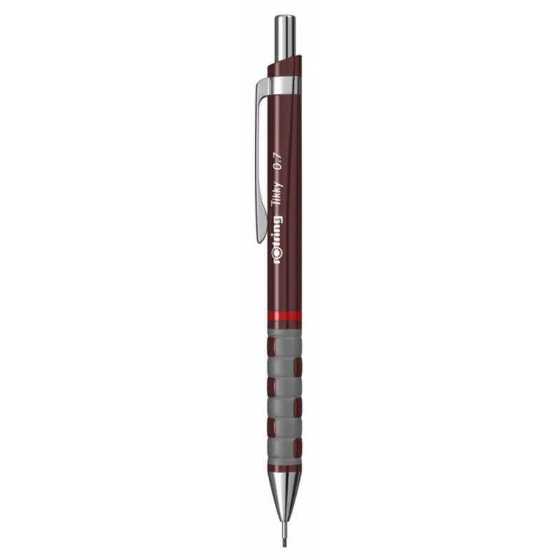 Creion Mecanic Tikky Rotring, Mina 0.7 mm, Burgundi