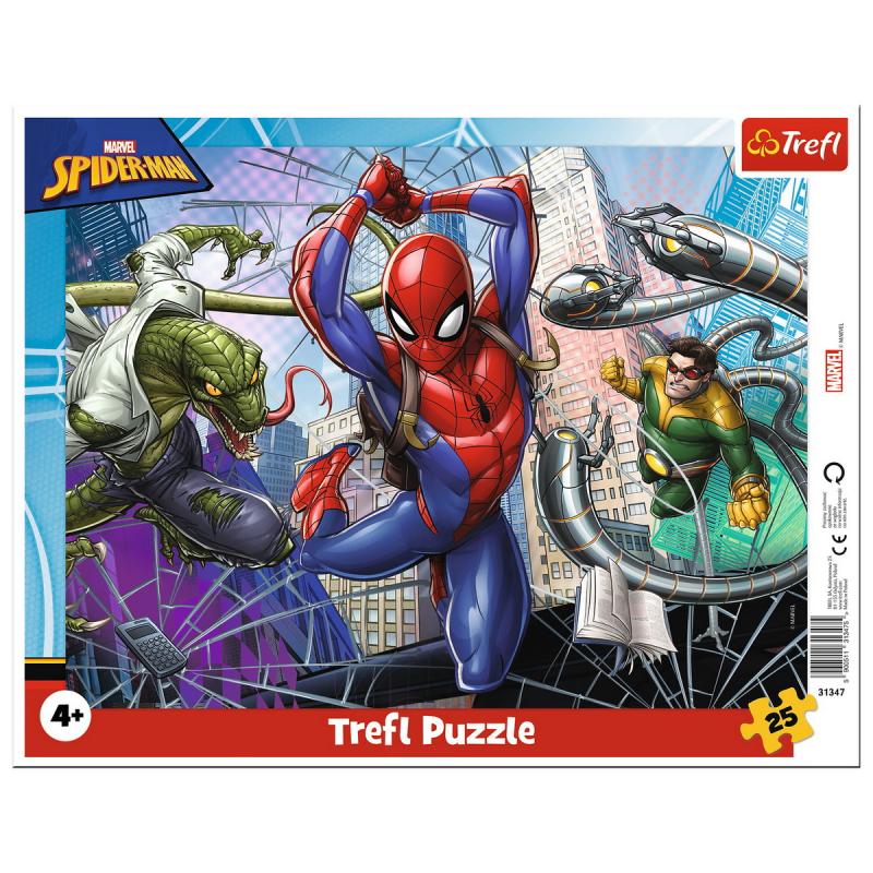 Puzzle 25 plansa curajosul spiderman